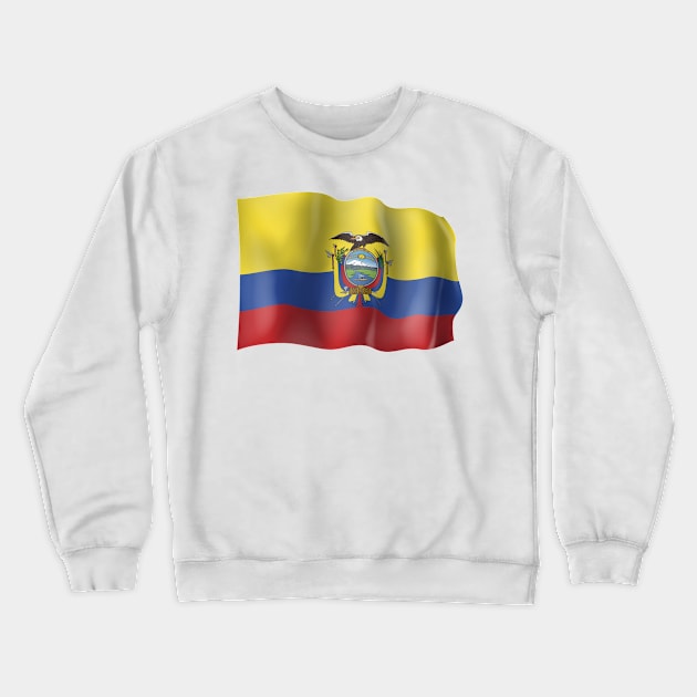 Ecuador flag Crewneck Sweatshirt by SerenityByAlex